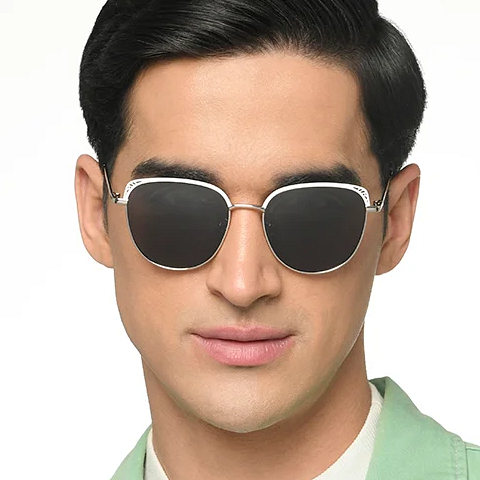 Vincent Chase Online Silver Full Rim Cat Eye left side Vincent Chase Online Silver Full Rim Cat Eye left side