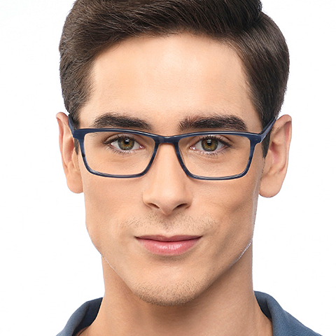 Vincent Chase Online Gray Transparent Full Rim Rectangle right side