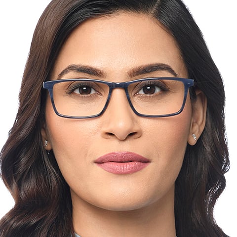 Vincent Chase Online Gray Transparent Full Rim Rectangle right side