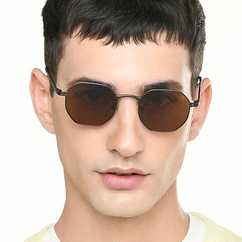 Vincent Chase Polarized Mid Gunmetal Full Rim Round right side