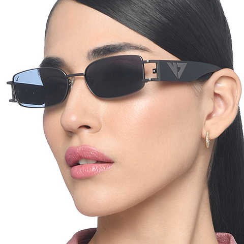 فينسنت تشيس أونلاين ميد غونميتال حافة كاملة المستطيل left side