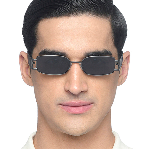 فينسنت تشيس أونلاين ميد غونميتال حافة كاملة المستطيل left side
