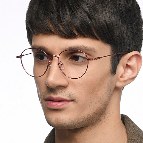 Vincent Chase Online Pink Full Rim Round left side