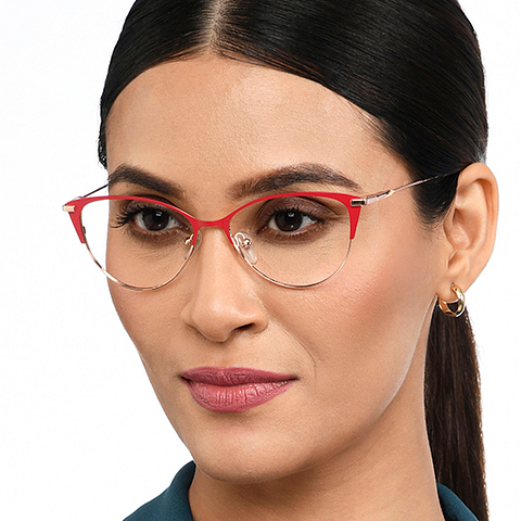 Bullseye ピンクゴールド Buy Pink Gradient Golden Full Rim Geometric Vincent Chase