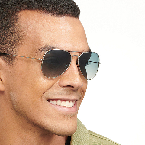 Vincent Chase Online Silver Full Rim Aviator right side
