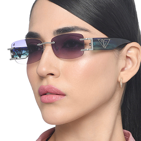 Vincent Chase Online Silver Rimless Rectangle right side Vincent Chase Online Silver Rimless Rectangle right side