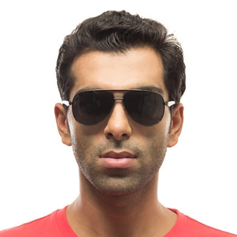 Vincent Chase Online Mid Gunmetal Full Rim Aviator right side Vincent Chase Online Mid Gunmetal Full Rim Aviator right side