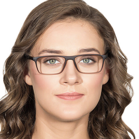 Lenskart Air Online Brown Transparent Full Rim Rectangle right side Lenskart Air Online Brown Transparent Full Rim Rectangle right side