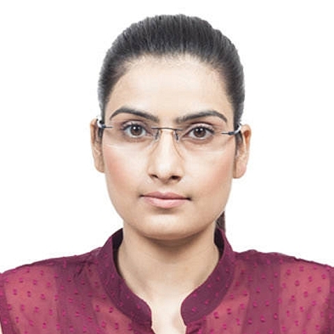 Lenskart Air Online Black Rimless Rectangle right side