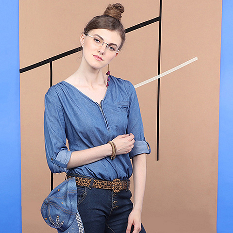 Lenskart Air Online Black Rimless Rectangle right side Lenskart Air Online Black Rimless Rectangle right side