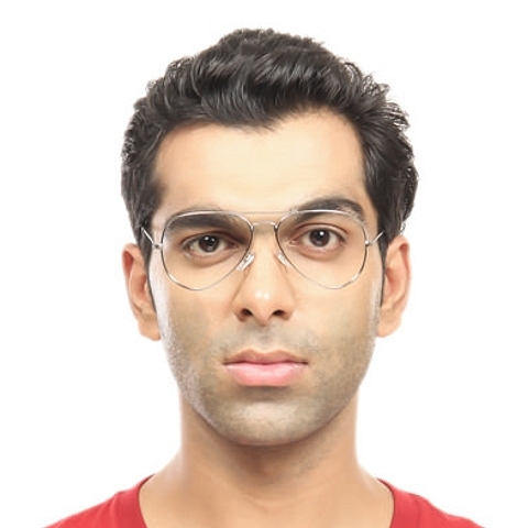 Vincent Chase Online Silver Full Rim Aviator left side Vincent Chase Online Silver Full Rim Aviator left side