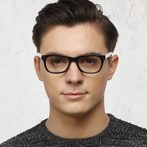 Vincent Chase Online Black Full Rim Rectangle left side Vincent Chase Online Black Full Rim Rectangle left side