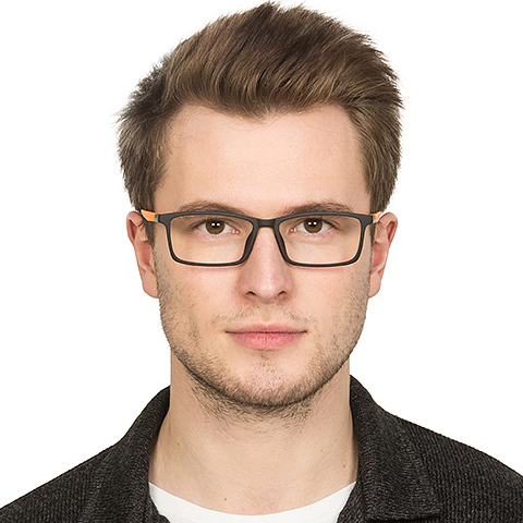 Lenskart Air Online Black Full Rim Rectangle right side