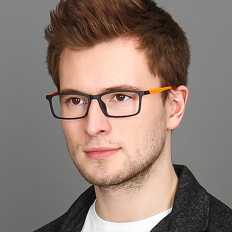 Lenskart Air Online Black Full Rim Rectangle right side