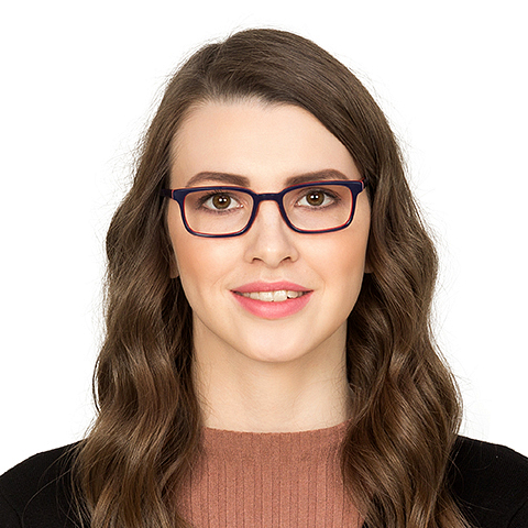 Vincent Chase Online Navy Blue Full Rim Rectangle right side