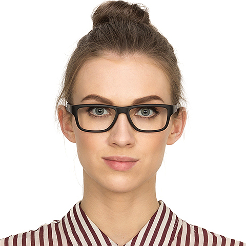 Lenskart Air Online Black Full Rim Rectangle left side