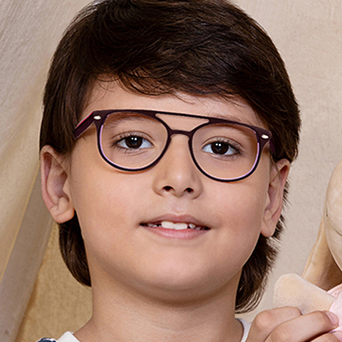 Hooper Online Light Brown Full Rim Round left side Hooper Online Light Brown Full Rim Round left side