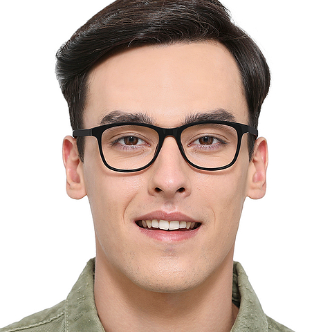 Lenskart BLU Screen Glasses Blue Block Zero Power Screen Glasses: Brown Transparent Full Rim Lenskart Blu VC E11810-C4 left side Lenskart BLU Screen Glasses Blue Block Zero Power Screen Glasses: Brown Transparent Full Rim Lenskart Blu VC E11810-C4 left side