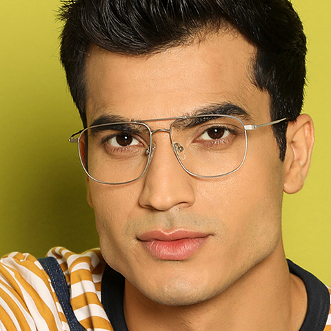 Vincent Chase Online Mid Gunmetal Full Rim Square left side
