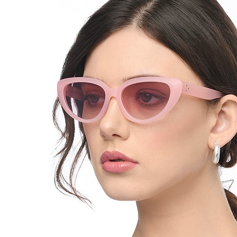 Vincent Chase Online Pink Full Rim Cat Eye left side