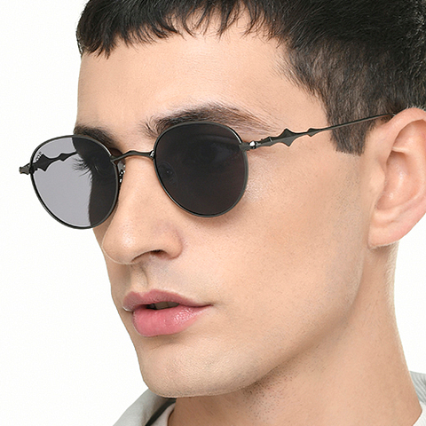 Vincent Chase Polarized Mid Gunmetal Full Rim Round right side