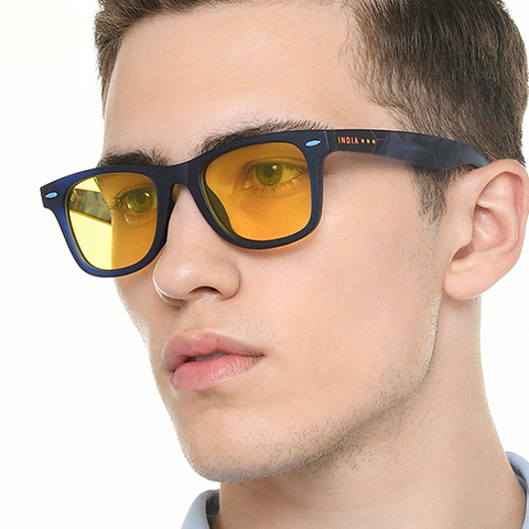 Vincent Chase Online Sky Blue Full Rim Square right side Vincent Chase Online Sky Blue Full Rim Square right side