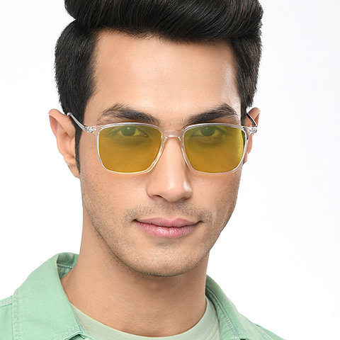 Vincent Chase Online Crystal Transparent Full Rim Rectangle left side Vincent Chase Online Crystal Transparent Full Rim Rectangle left side