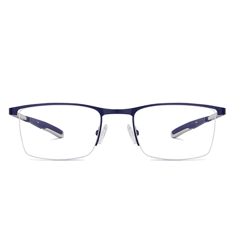 New Balance Sky Blue Half Rim Rectangle left side