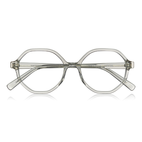 +NICHE Crystal Transparent Full Rim Polygon right side