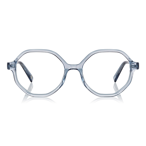+NICHE Sky Blue Full Rim Polygon left side