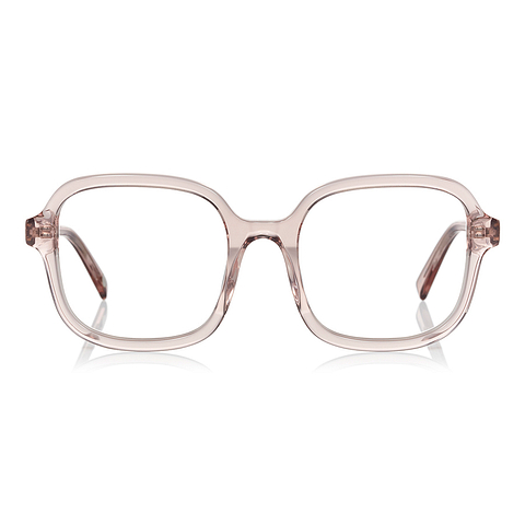 +NICHE Clear Pink Full Rim Wellington left side