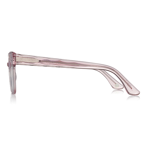 +NICHE Clear Pink Full Rim Fox left side