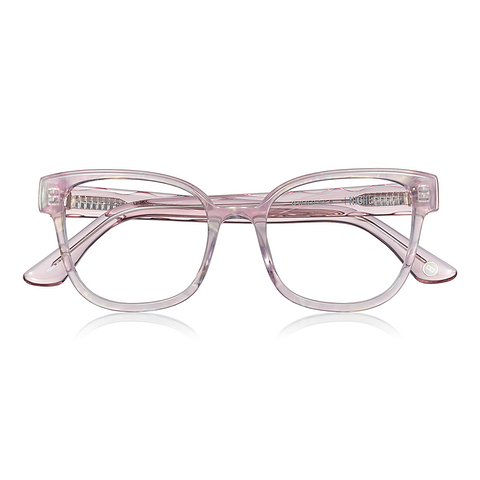 +NICHE Clear Pink Full Rim Fox right side