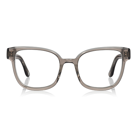+NICHE Clear Gray Full Rim Fox left side