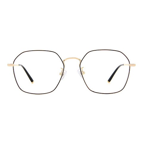 +NICHE Light Brown Full Rim Polygon left side