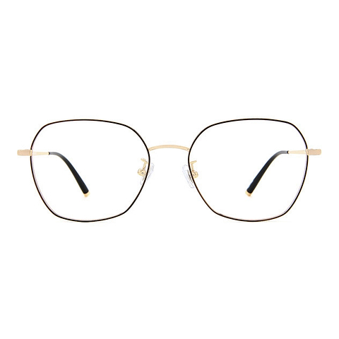 +NICHE Light Brown Full Rim Polygon left side
