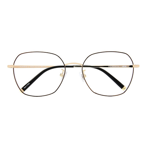 +NICHE Light Brown Full Rim Polygon right side