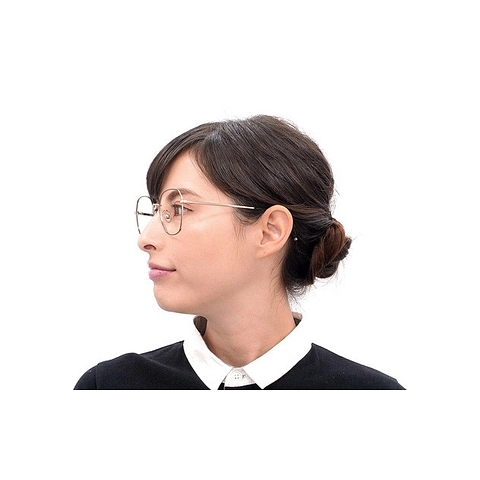 +NICHE Light Brown Full Rim Polygon right side