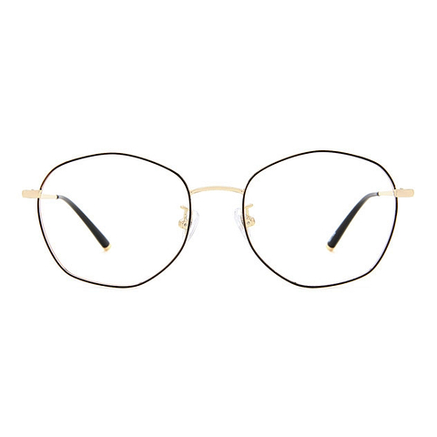+NICHE Light Brown Full Rim Polygon left side