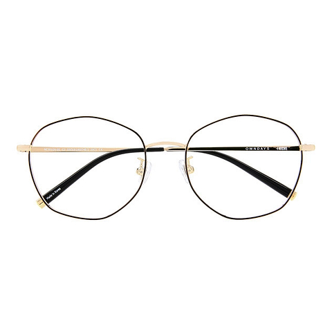 +NICHE Light Brown Full Rim Polygon right side