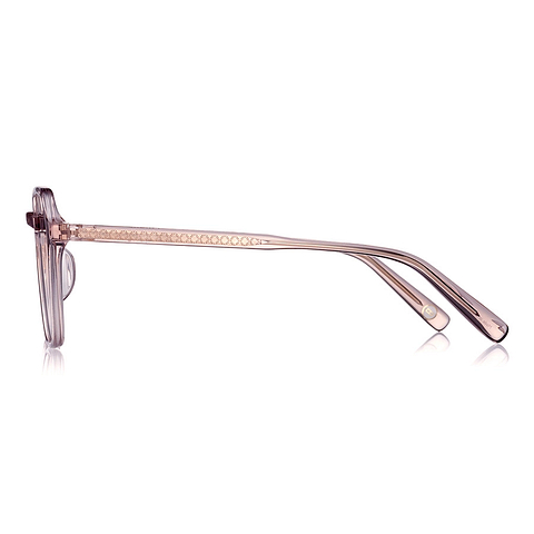 +NICHE Clear Pink Full Rim Wellington left side