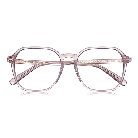 +NICHE Clear Pink Full Rim Wellington right side