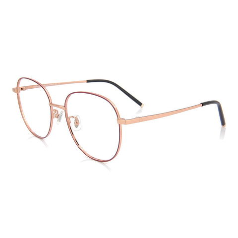 +NICHE Pink Full Rim Boston right side