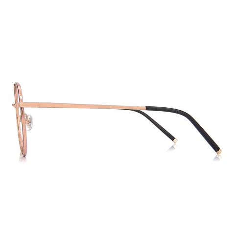 +NICHE Pink Full Rim Boston left side