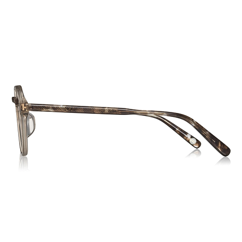 +NICHE Light Brown Full Rim Boston left side