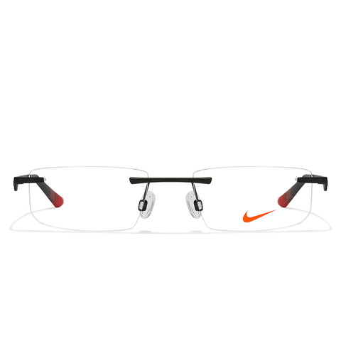 Buy Nike 7906IN Size:51 Black Red 003 Eyeglasses at