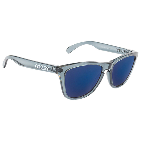 Oakley Gray Transparent Full Rim Square left side Oakley Gray Transparent Full Rim Square left side
