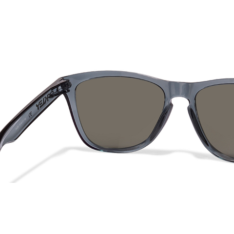 Oakley Gray Transparent Full Rim Square left side
