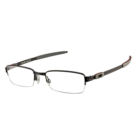 Oakley Black Half Rim Rectangle left side