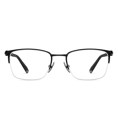 OWNDAYS Online Black Half Rim Rectangle right side OWNDAYS Online Black Half Rim Rectangle right side